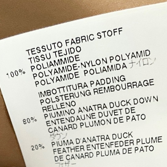 DSQUARED Down Women’s Parks Jacket Puffer Tan Gold Bronze Luxury S Oversized - Picture 8 of 16